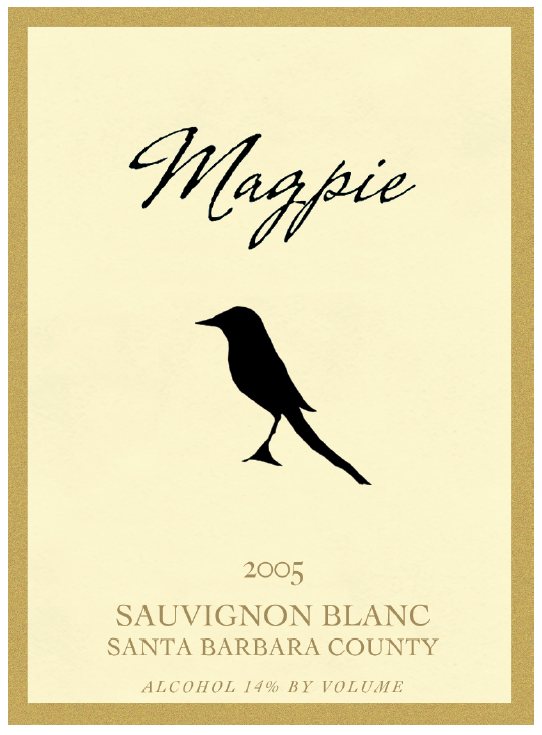 Magpie Wine Label