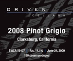 2008 Pinot Grigio